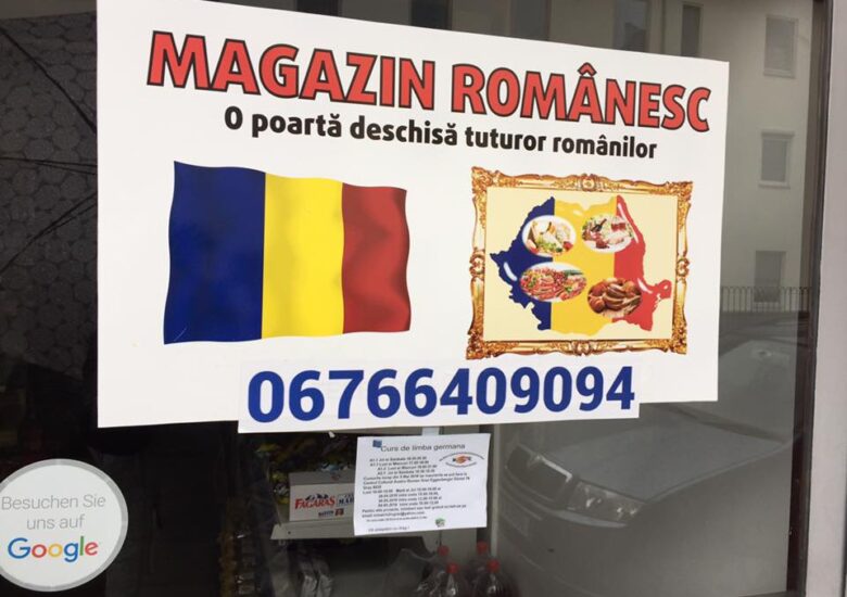Magazin romanesc in Graz